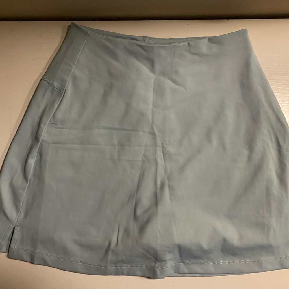 Girlfriend Collective Slate Blue/Green Skirt
